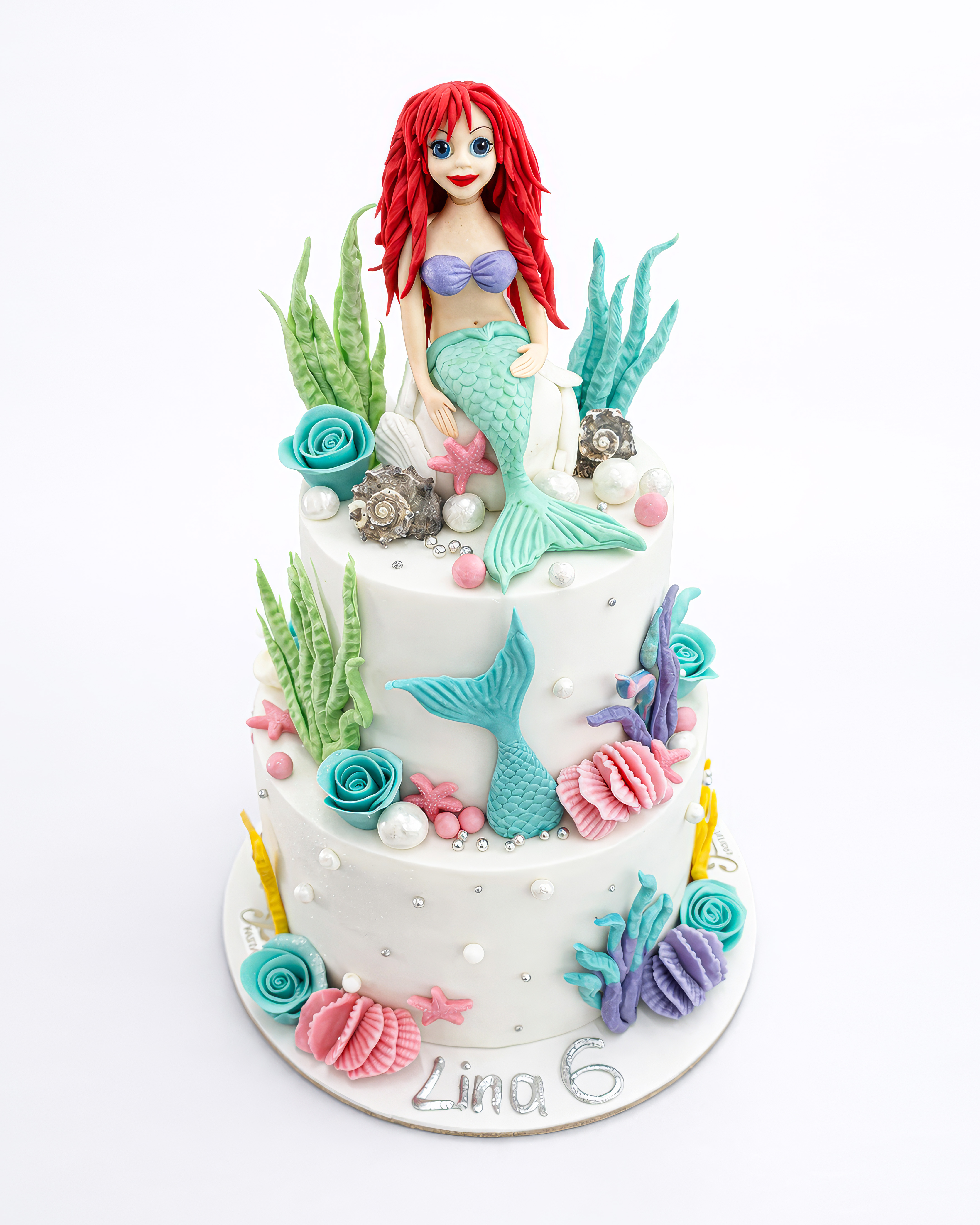Küçük Deniz Kızı Tasarım Pasta